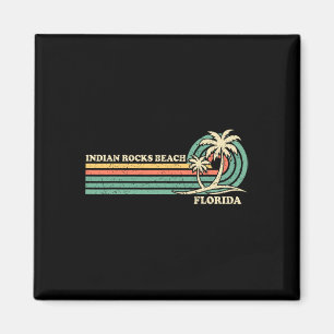 Vintage Retro Summer Vacation Florida Indian Rocks Magnet