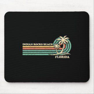 Vintage Retro Summer Vacation Florida Indian Rocks Mouse Pad