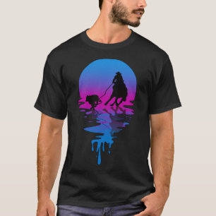 Vintage Retro Sunset Calf Roper T-Shirt
