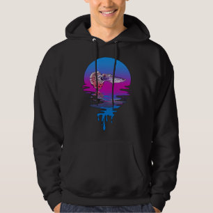 Vintage Retro Sunset Guppy Hoodie
