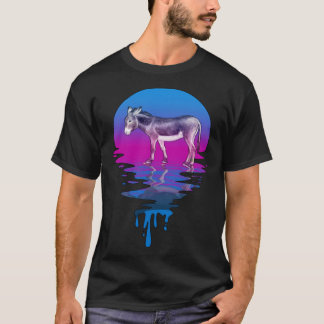 Vintage Retro Sunset Mule T-Shirt