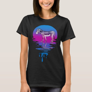 Vintage Retro Sunset Mule T-Shirt
