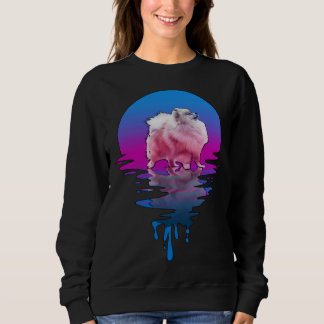 Vintage Retro Sunset Pomchi Sweatshirt