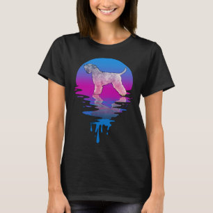 Vintage Retro Sunset Soft Coated Wheaten Terrier T-Shirt