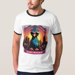 Vintage Retro Sunset T-Shirt – Cool Peacock Baby