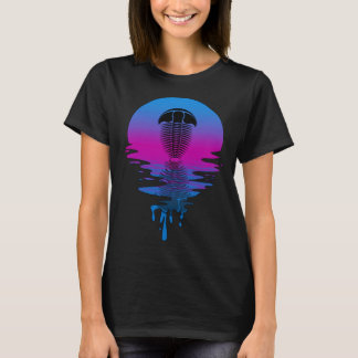 Vintage Retro Sunset Trilobite T-Shirt