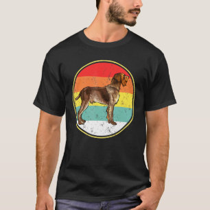 Vintage Retro Sunset Wirehaired Pointing Griffon D T-Shirt
