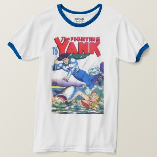 Vintage Retro Superhero The Fighting Yank T-Shirt