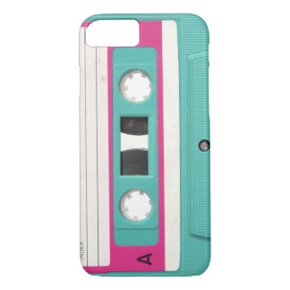 Vintage Retro Teal Audio Cassette Tape iPhone 8/7 Case