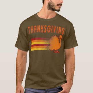 Vintage Retro Thanksgiving Turkey T-Shirt