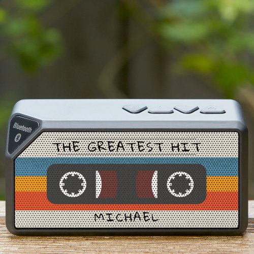 Vintage Retro The Greatest Hit Cassette Tape Bluetooth Speaker