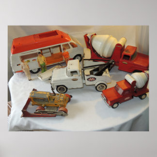 Vintage / Retro Tonka Trucks & Toys Poster