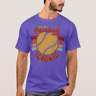 Vintage Retro Toronto Baseball Est 1977 Baseball L T-Shirt