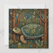 Vintage retro turtle bohemian boho woodland (Front)