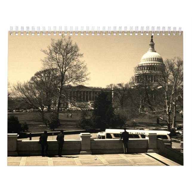 Vintage retro USA cities Calendar (Cover)