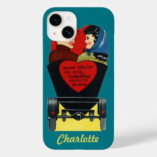 Vintage Retro Valentine's Day, Love and Romance Case-Mate iPhone 14 Case
