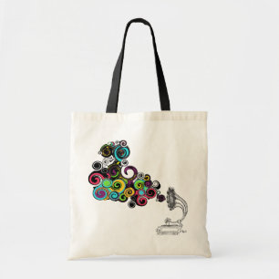 Vintage Retro Victrola Tote Bag