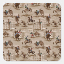 Vintage Rodeo Stickers Zazzle