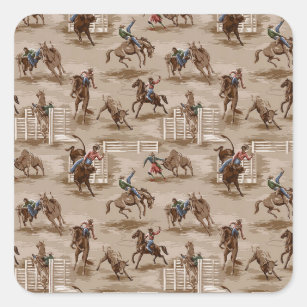 Vintage Rodeo Stickers Zazzle