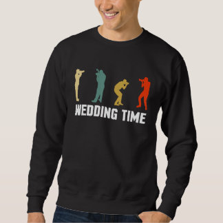 Vintage Retro Wedding Time Photographer Camera Sweatshirt