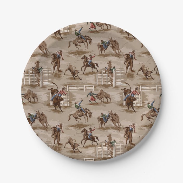 horse paper plates