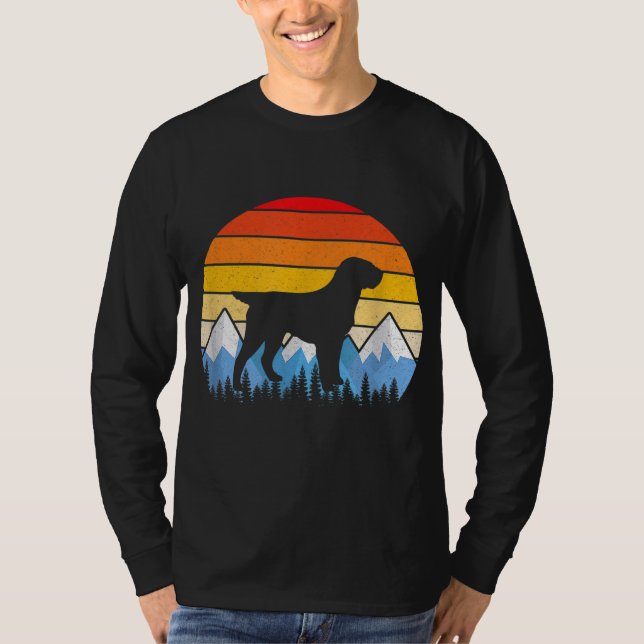 Vintage Retro Wirehaired Pointing Griffon T-Shirt (Front)