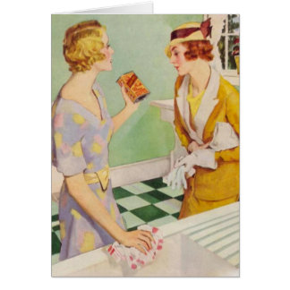 Vintage Retro Women Cards