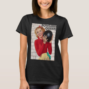 Vintage Retro Womens Bowling Queen T-Shirt Vintage Retro Womens Bowling Queen T-Shirt