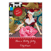 Vintage Retro Xmas Santa