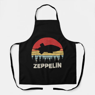 Vintage Retro Zeppelin Shirt Dirigible Airship Apron