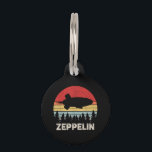 Vintage Retro Zeppelin Shirt Dirigible Airship Pet ID Tag<br><div class="desc">Vintage Retro Zeppelin Shirt Dirigible Airship</div>