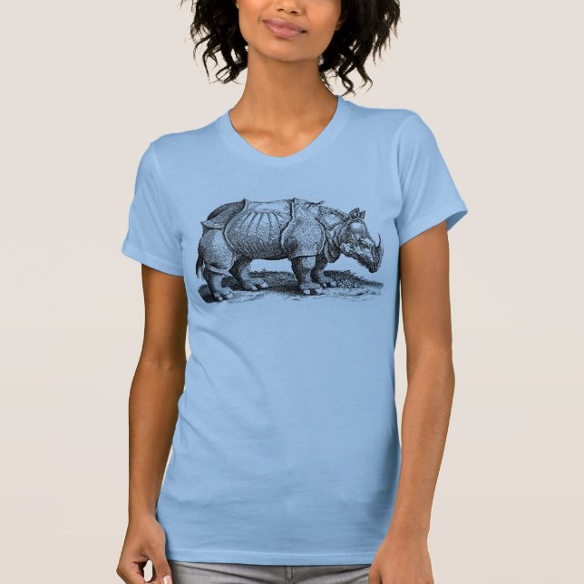 Vintage Rhino - Dürer's Rhinoceros T-Shirt (Front)
