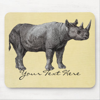 Vintage Rhino Mousepad