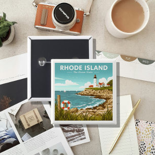 Vintage Rhode Island Button