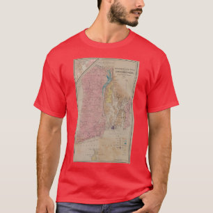 Vintage Rhode Island Geological Map 1840 T-Shirt