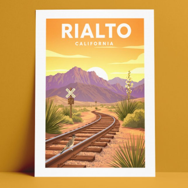Vintage Rialto California Postcard (Creator Uploaded)