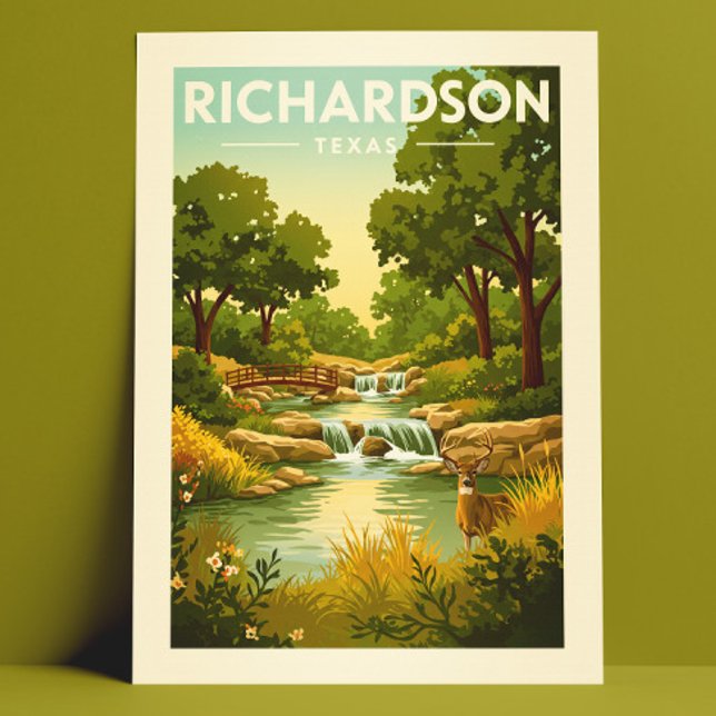 Vintage Richardson Texas Postcard (Creator Uploaded)
