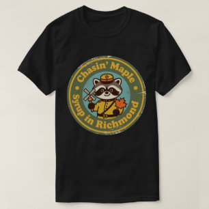 Vintage Richmond Maple Syrup Raccoon T-Shirt