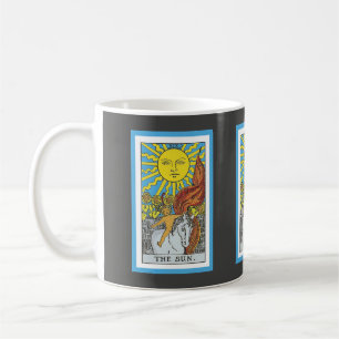 Vintage Rider Waite The Sun Tarot Card Design Coffee Mug