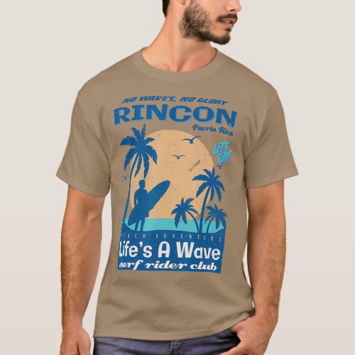 Vintage Rincon Puerto Rico Surf Rider Club T_Shirt