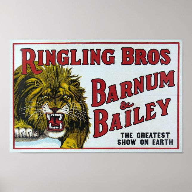 Vintage Ringling Bros. Poster (Front)