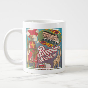 Vintage Ringling Brothers Circus Poster Giant Coffee Mug