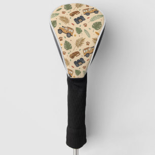 Vintage Road Trip Pattern (3) Golf Head Cover