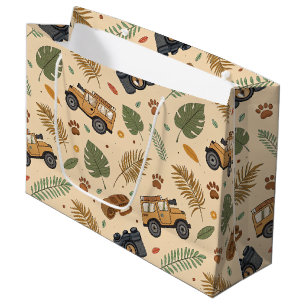 Vintage Road Trip Pattern (3) Large Gift Bag