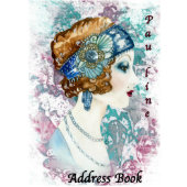 Vintage Roaring 20'S 120 Pages Address Book (Front)