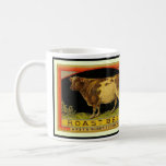Vintage Roast Beef Cow Label Illustration - Mug at Zazzle
