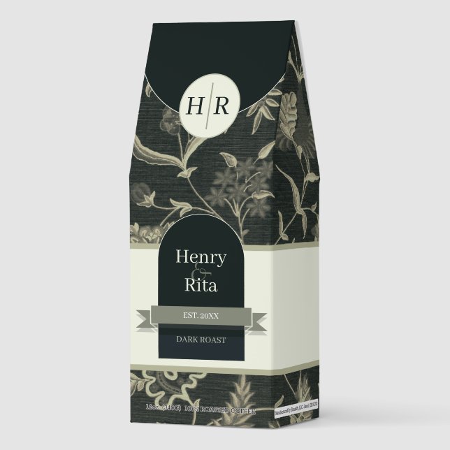 Vintage Roast - Dark Sepia Roasted Coffee (Front)