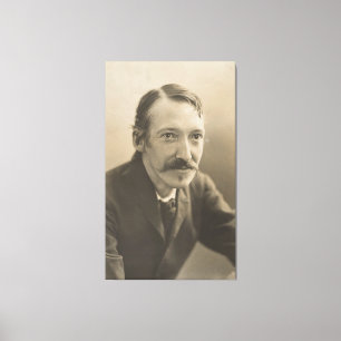 Vintage Robert Louis Stevenson Photo Portrait Canvas Print