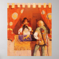 Vintage Robin Hood Meets Maid Marian by NC Wyeth