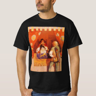 Vintage Robin Hood Meets Maid Marian by NC Wyeth T-Shirt